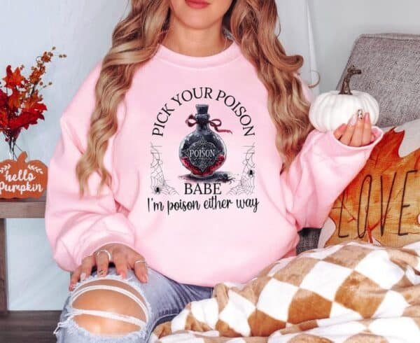 Taylor Swift Inspired Pick Your Poison Babe Halloween Shirt