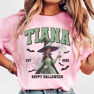 Halloween Tiana Princess Witches Shirt