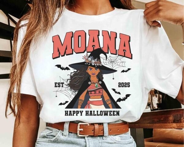 Halloween Moana Princess Witches Shirt