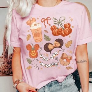 Retro Coquette Bow Disney Halloween Shirt