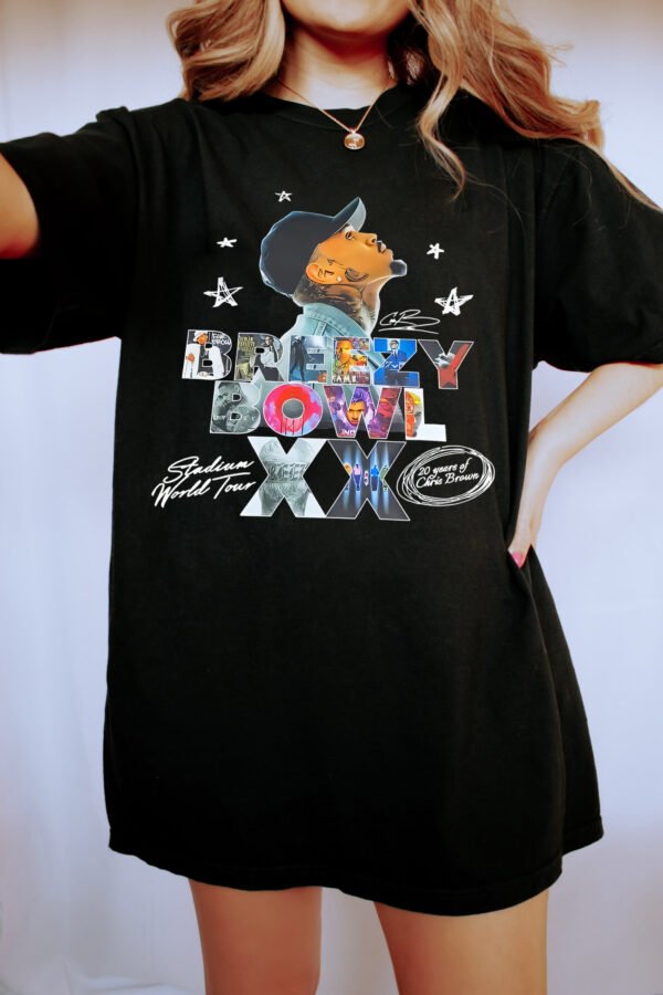 Breezy CB Special in 20th Anniversary Shirt - Image 2