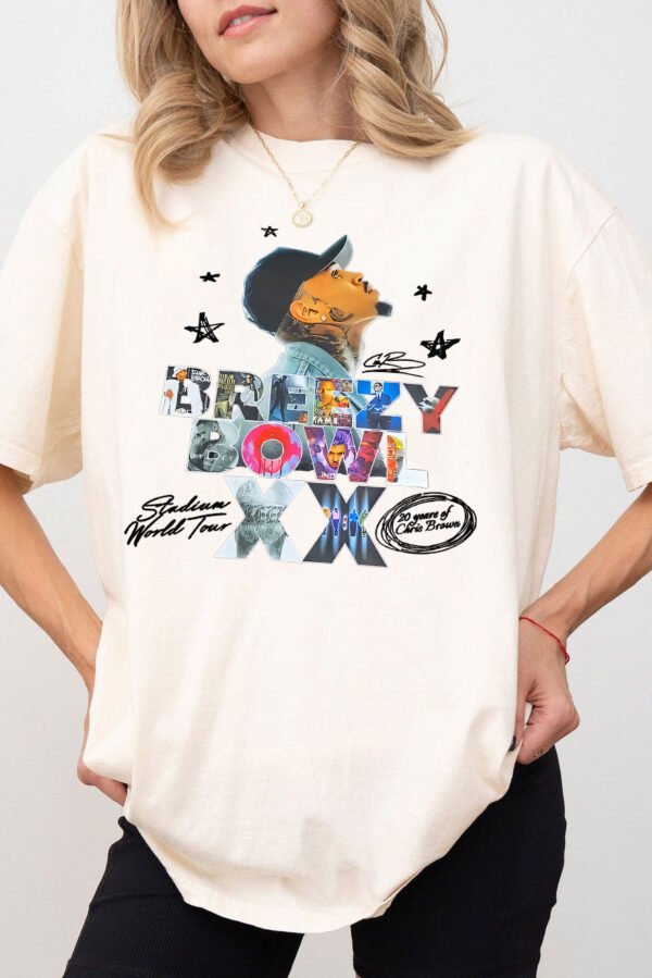 Breezy CB Special in 20th Anniversary Shirt - Image 4