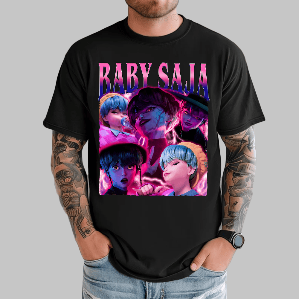 Baby Saja Boys Kpop Demon Hunters Shirt D111 - Image 4