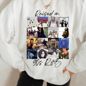 Raised On 90s R&B Album Music Artists Shirt