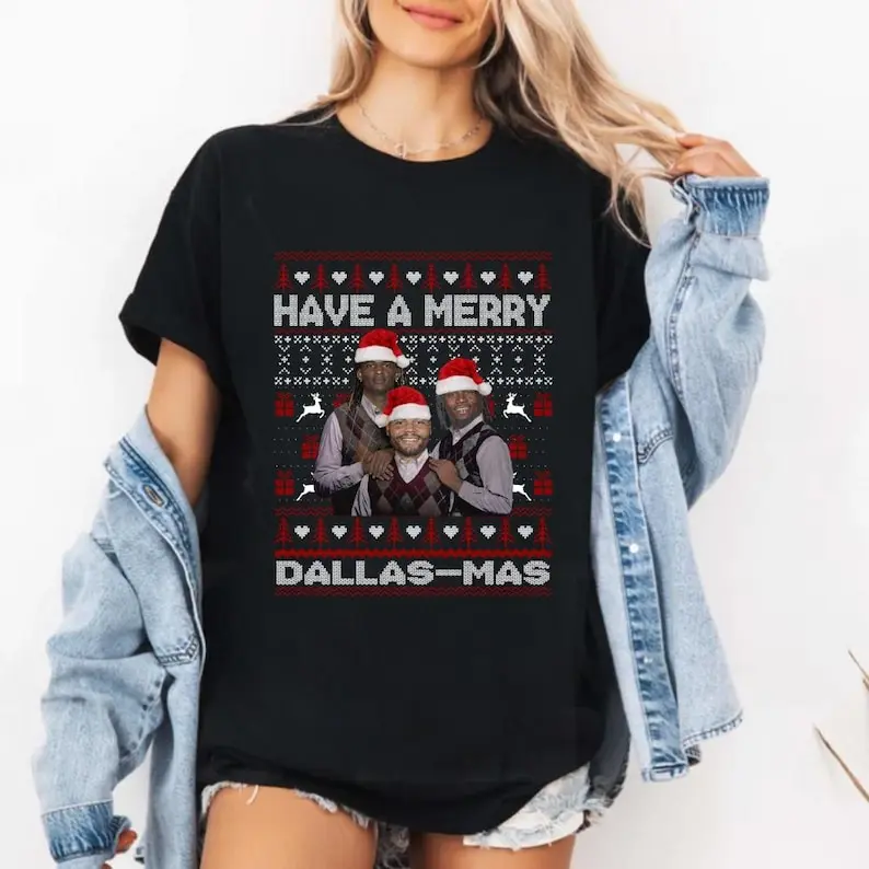 Have A Merry Dallas-Mas Funny Football Fan Shirt - Image 4