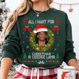 All I Want For Christmas Is CeeDee Lamb Funny Football Fan Shirt