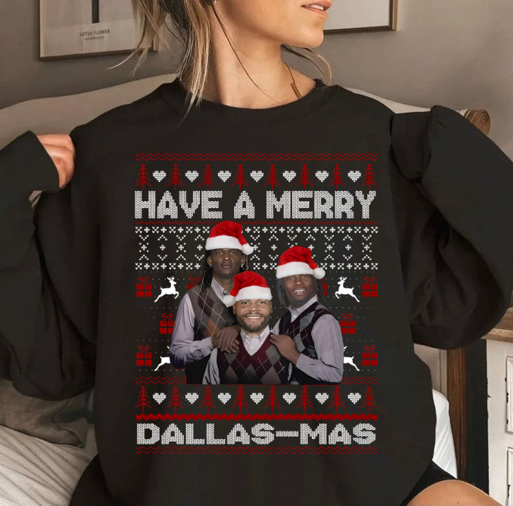 Have A Merry Dallas-Mas Funny Football Fan Shirt - Image 2