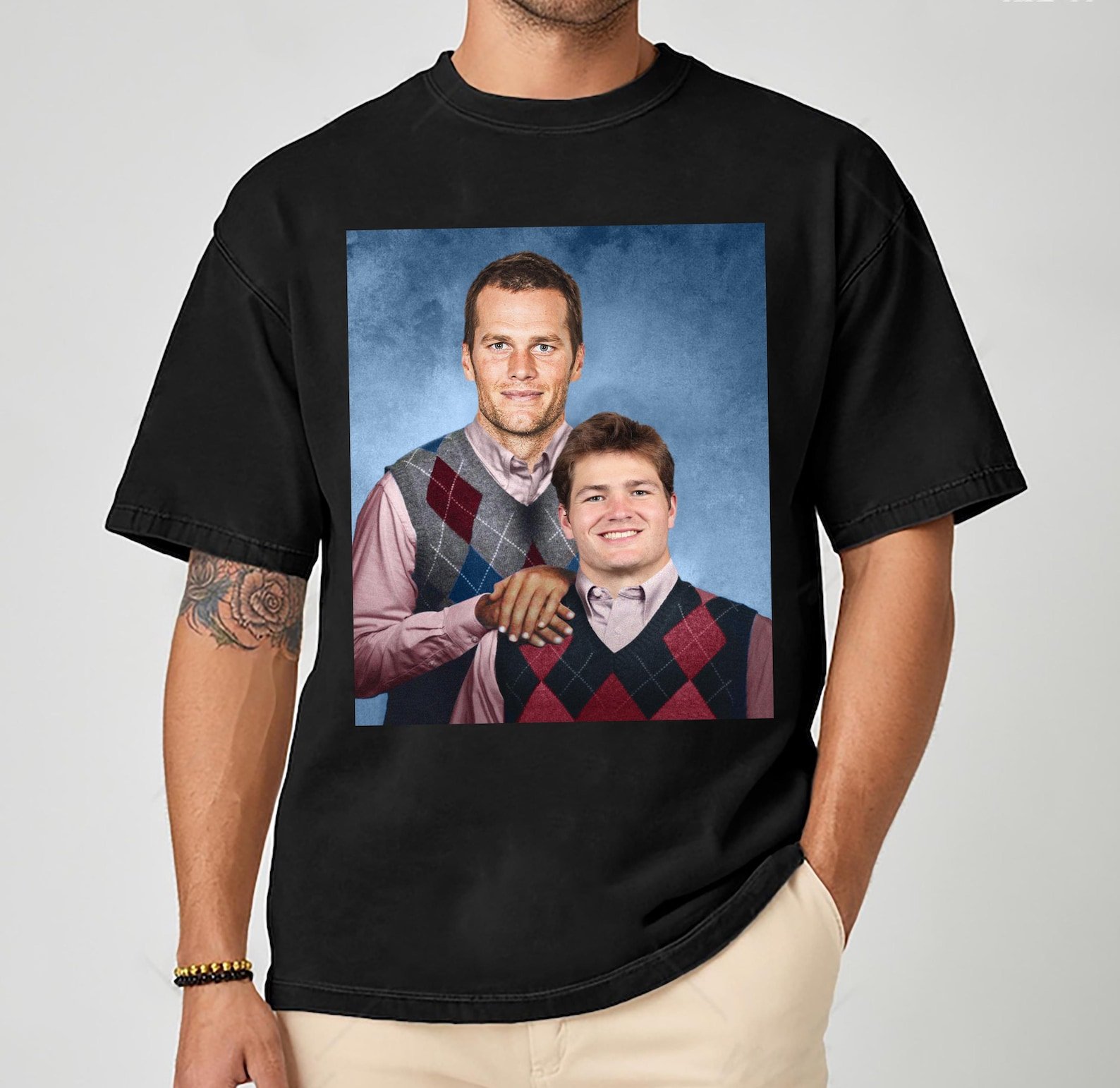 Brady & Maye New England Step Brothers Funny Football Fan Shirt