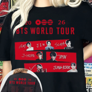 BTS World Tour 2026 Two-sided Fan Shirt