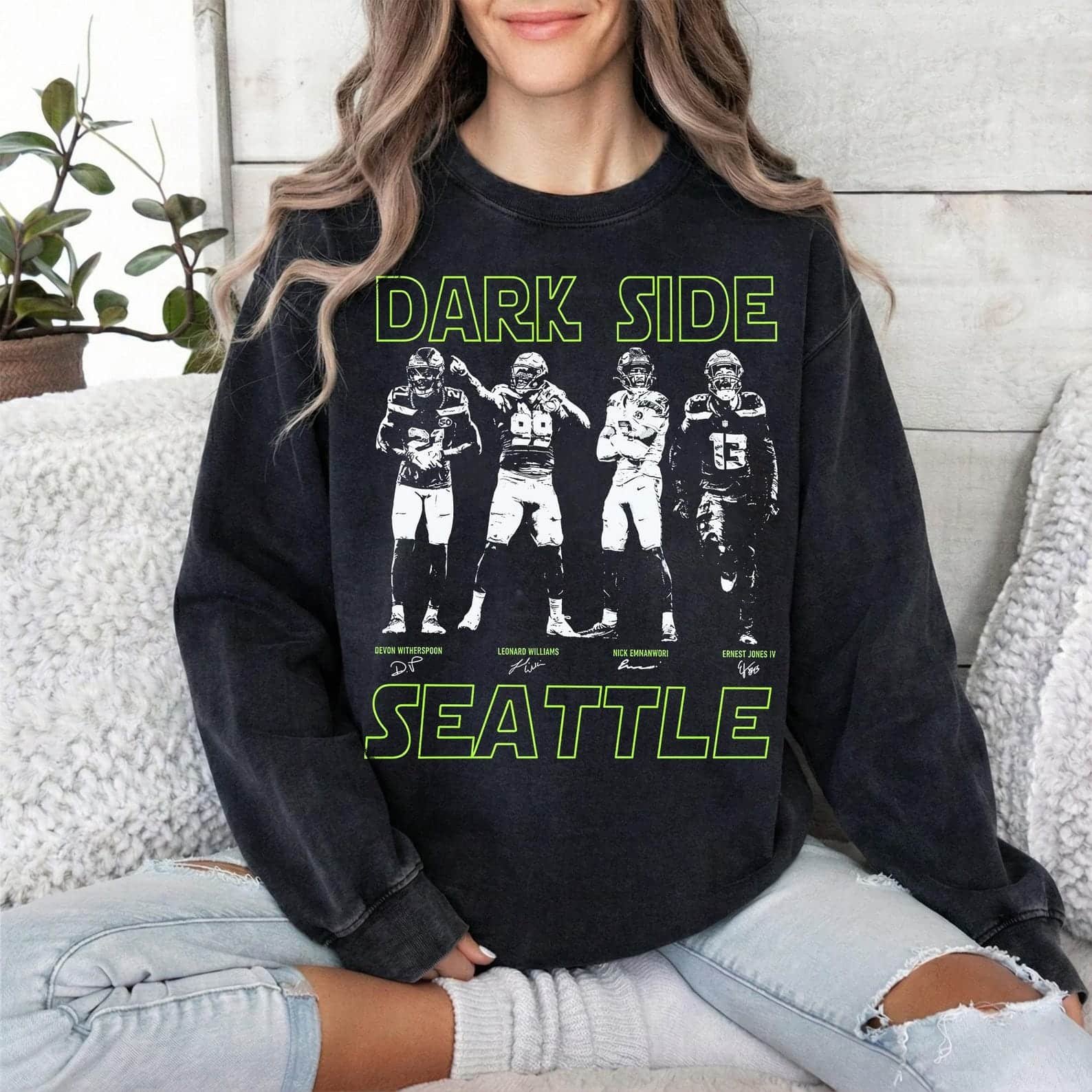 Dark Side 12 Seattle Football Fan Shirt - Image 3