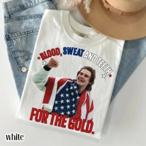 Jack Hughes Blood Sweat and Teeth For The Gold USA Hockey