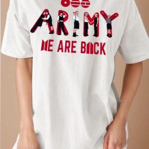 BTS We're Back World Tour 2026 Fan Shirt
