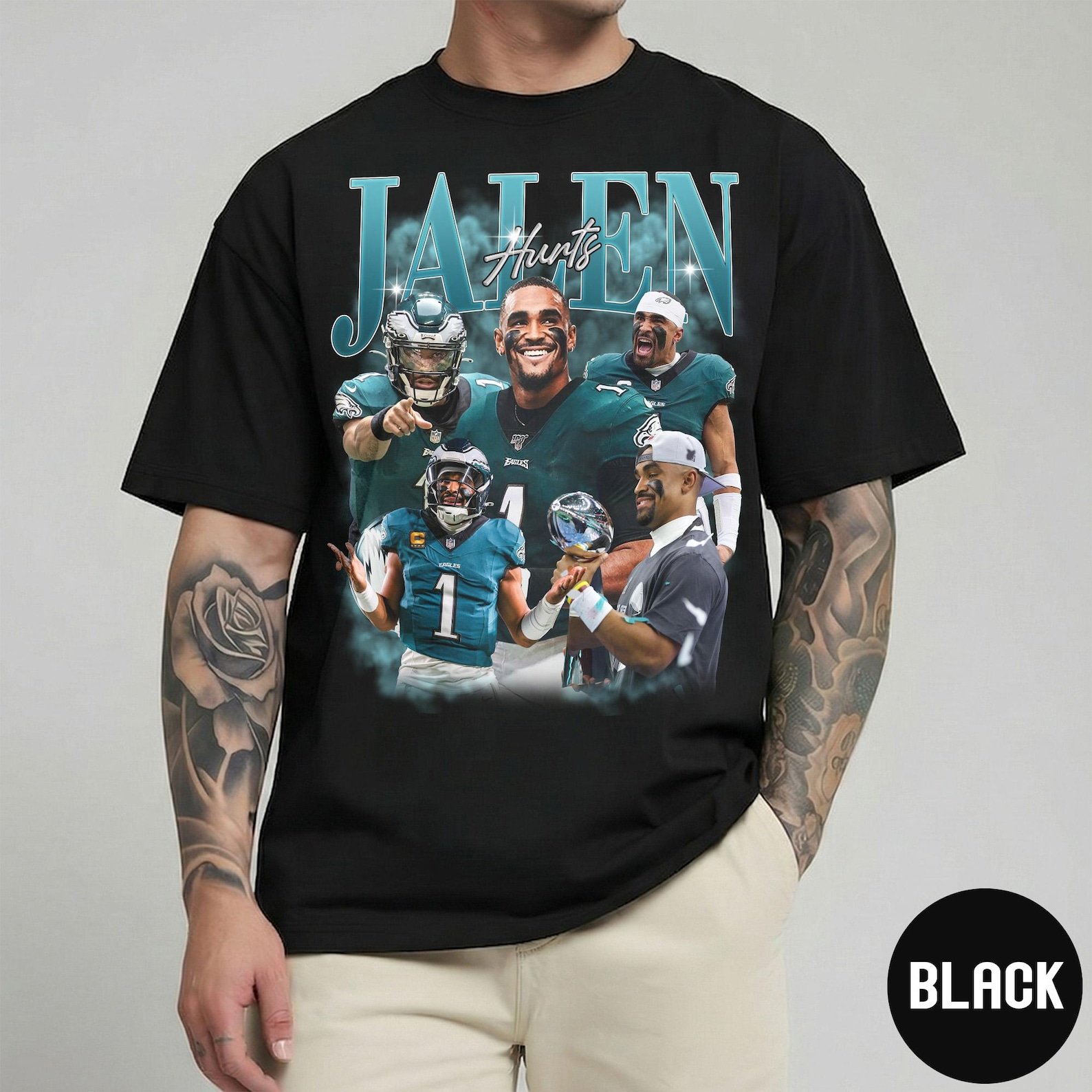 Jalen Hurts Bootleg Football Fan Shirt