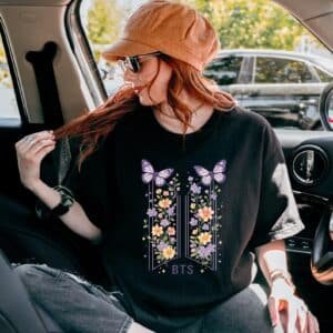 BTS Butterfly Floral For Fan Shirt