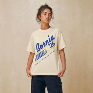 Retro Bosnia & Herzegovina Soccer Cup T-Shirt