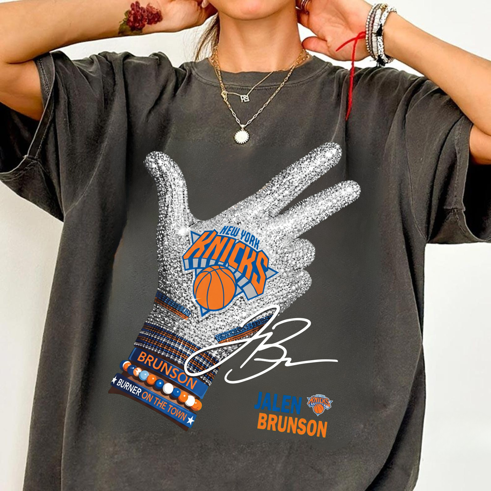 Vintage Jalen Brunson NYC Basketball Fan Shirt