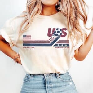 USA Soccer World Vintage Shirt