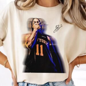 Vintage 90s Jalen Brunson Basketball Fan Shirt