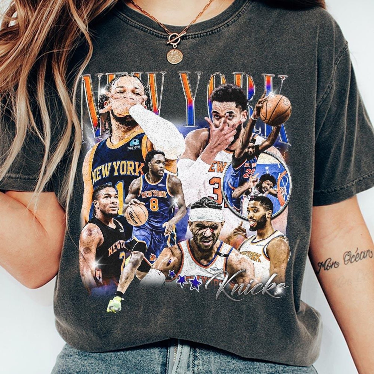 Brunson Anunoby Hart Towns Robinson Basketball Fan Shirt