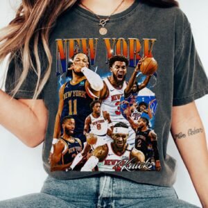 New York Knicks Vintage Graphic Basketball T-Shirt