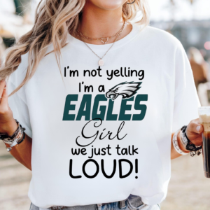 Funny Eagles Girl Football Fan Shirt