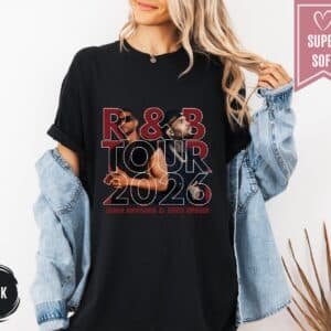Chris Brown Usher RB Tour 2026 Graphic Tee