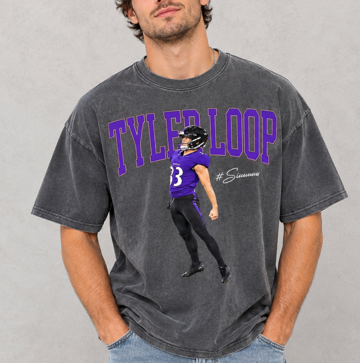 Tyler Loop Siuuu Baltimore Football Fan Shirt