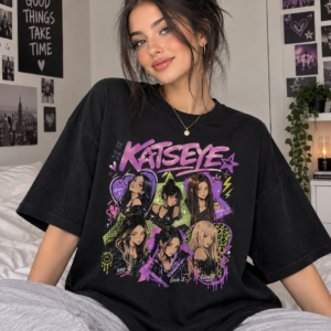 Katseye Shirt Global Girl Group Tour Tee, Eyekon Fan Apparel