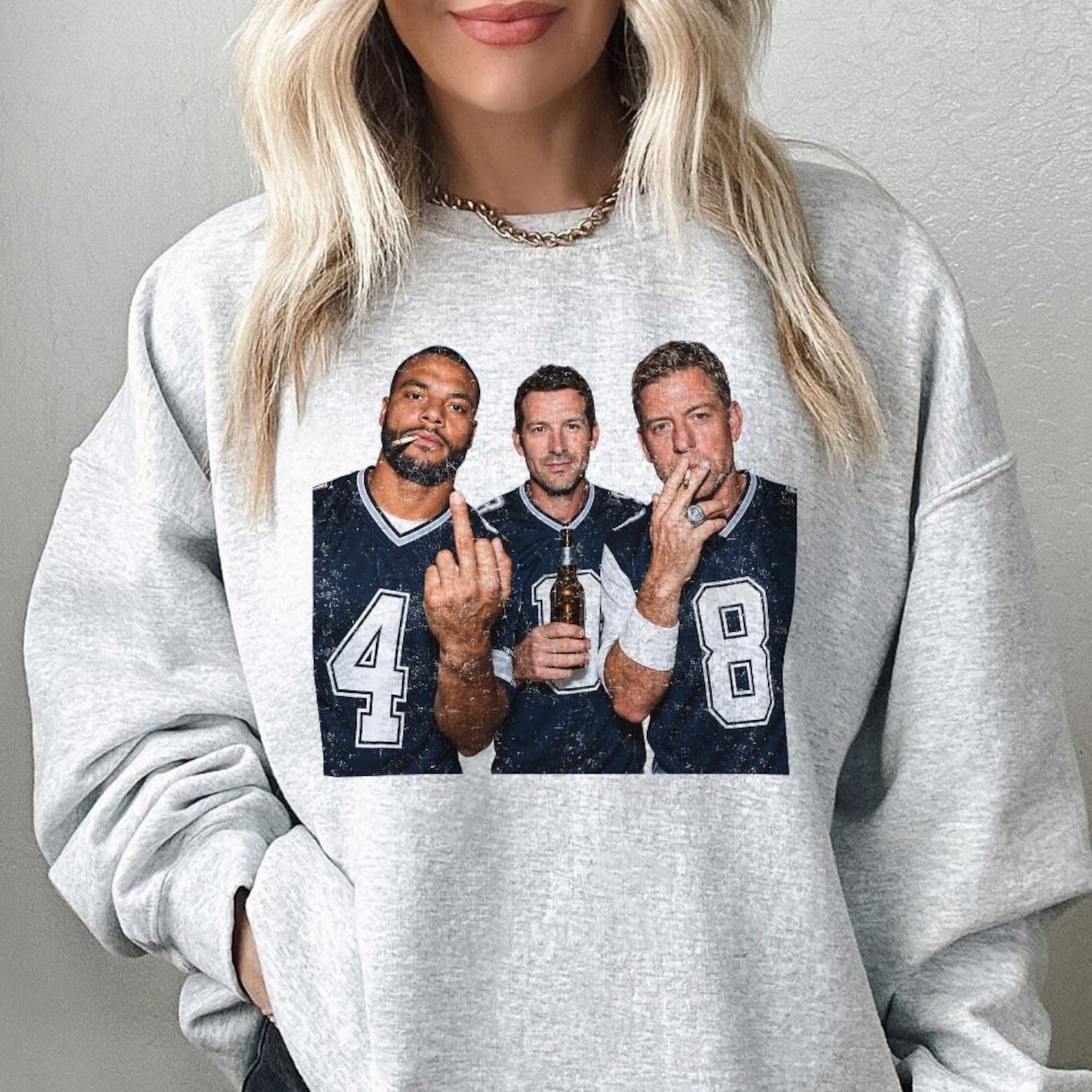Dallas Cowboys Quarterbacks Funny Football Fan Shirt - Image 2