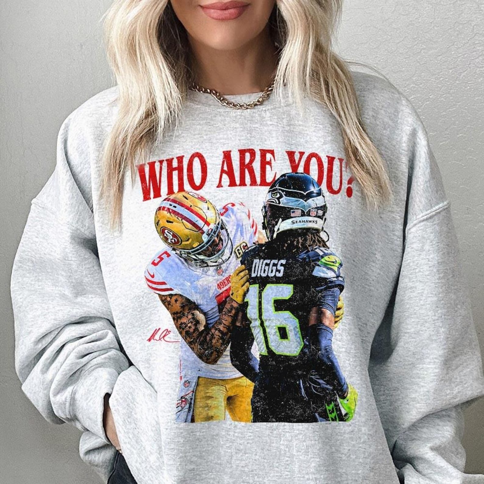 Mike Evans Who Are You Funny San Francisco Football Fan Shirt - Image 2